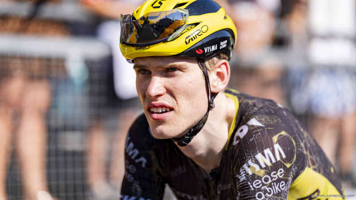 Visma-Lease a Bike sluit klassiekerseizoen perfect af: Per Strand Hagenes wint Parijs-Tours, Christophe Laporte derde
