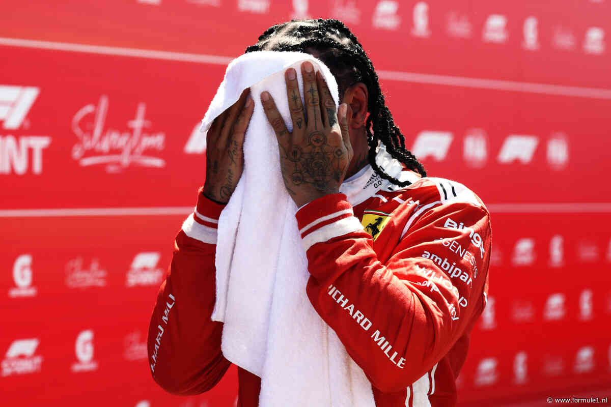 Lewis Hamilton onwel na zware GP Singapore en slaat mediaverplichtingen over
