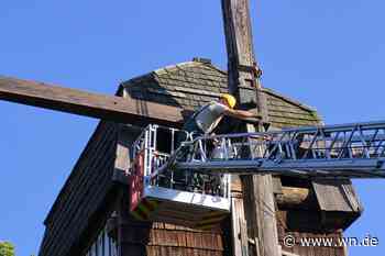 Historische Mühle in Münster verliert ihre Flügel