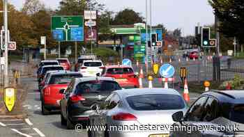 M60 closed RECAP as motorway shut in both directions all day with huge traffic queues