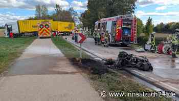 Frontalcrash nach dem Überholen: Motorradfahrer aus dem Landkreis Mühldorf stirbt bei Unfall