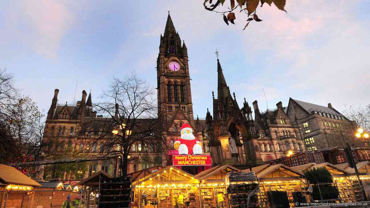 Manchester Christmas Markets 2026 locations guide as giant Santa returns to Albert Square for first time in decade