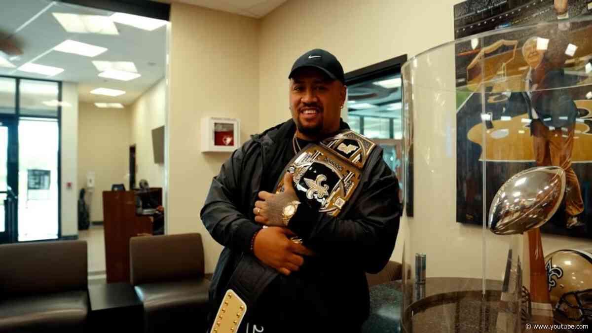 WWE Superstar Solo Sikoa Mic'd Up at the Saints Facility