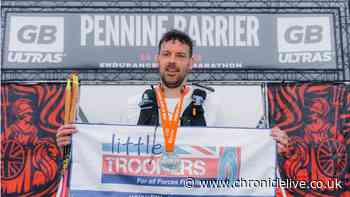 Northumberland veteran reaches final leg of ultramarathon challenge to 'process grief' of late brother