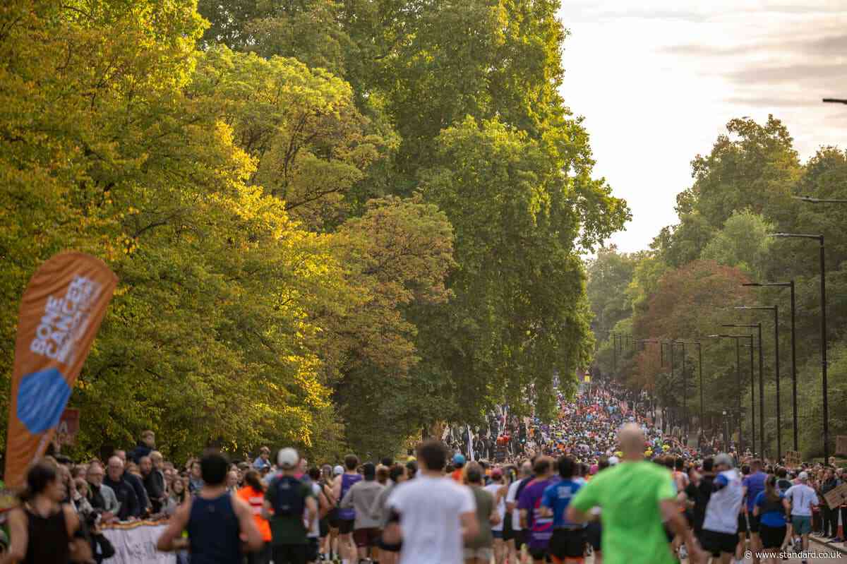 Record number of runners take part in 2026 Royal Parks Half Marathon in London