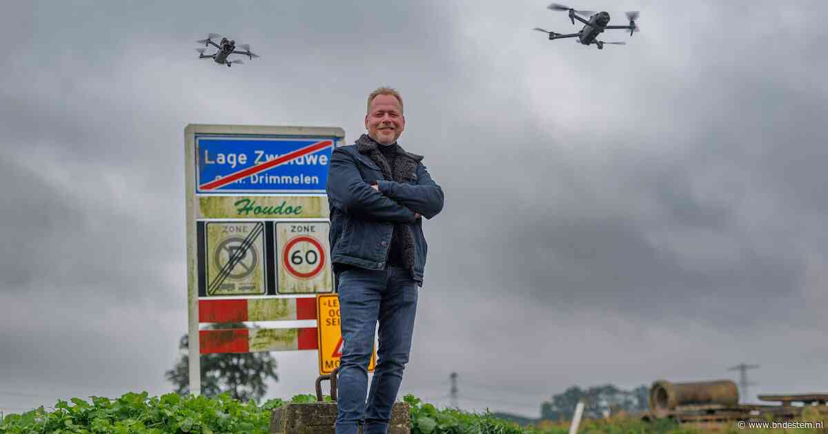 De dronefoto’s van Tony uit Lage Zwaluwe zijn meerdere keren per week op tv te zien: ‘Extreem weer is mijn favoriet’