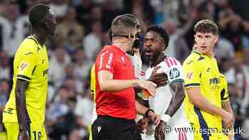 Vini Jr. 'sorry' after red card for hair pull