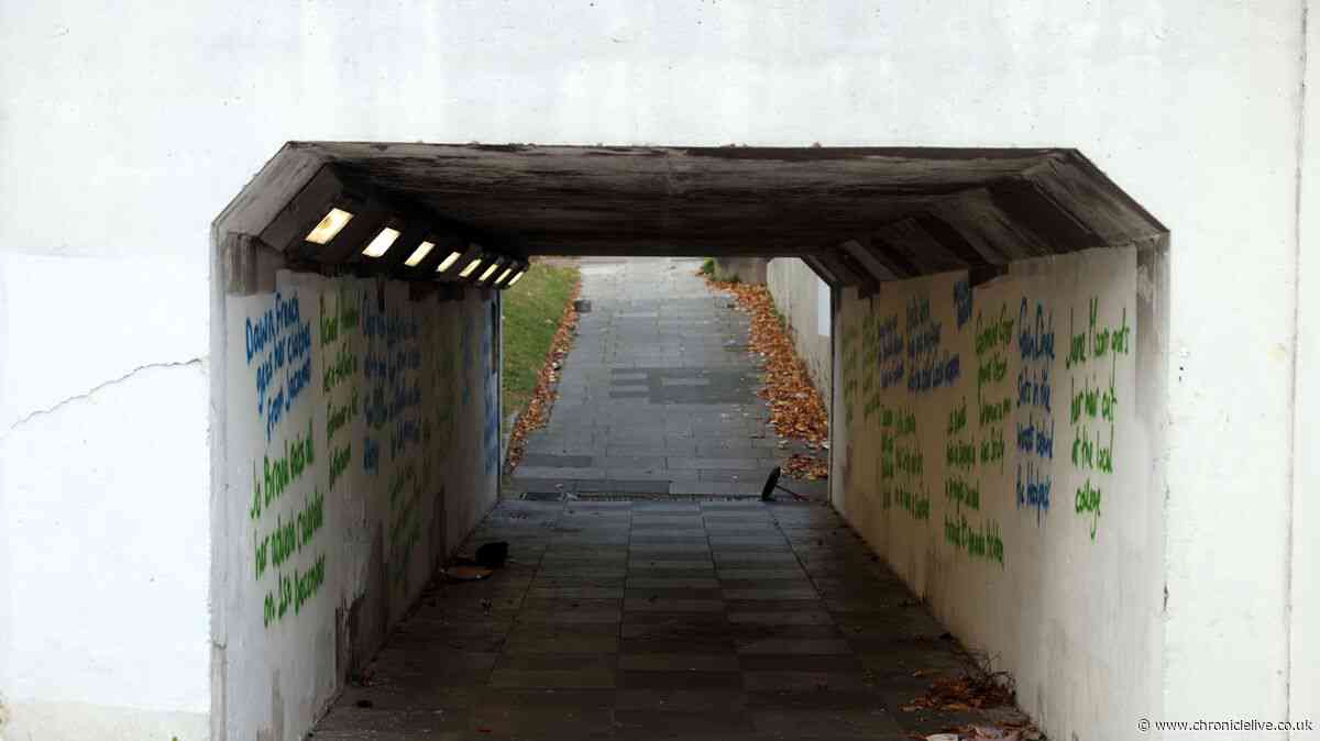 'We want people to laugh' - Person allegedly behind West Denton graffiti speaks out
