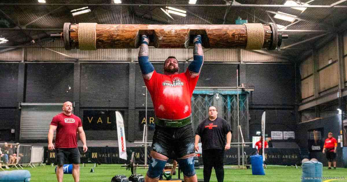 Wales' Strongest Man crowned on dramatic day as event goes to the wire
