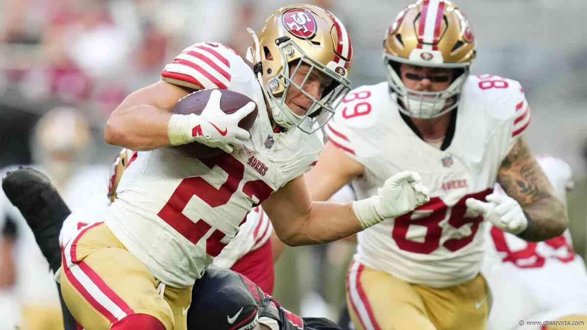 2026 Week 5 NFL player prop picks, best bets for Sunday's games include Bijan Robinson, Christian McCaffrey
