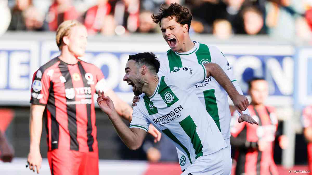 FC Groningen hijgt Ajax in de nek na eenvoudige overwinning bij Excelsior
