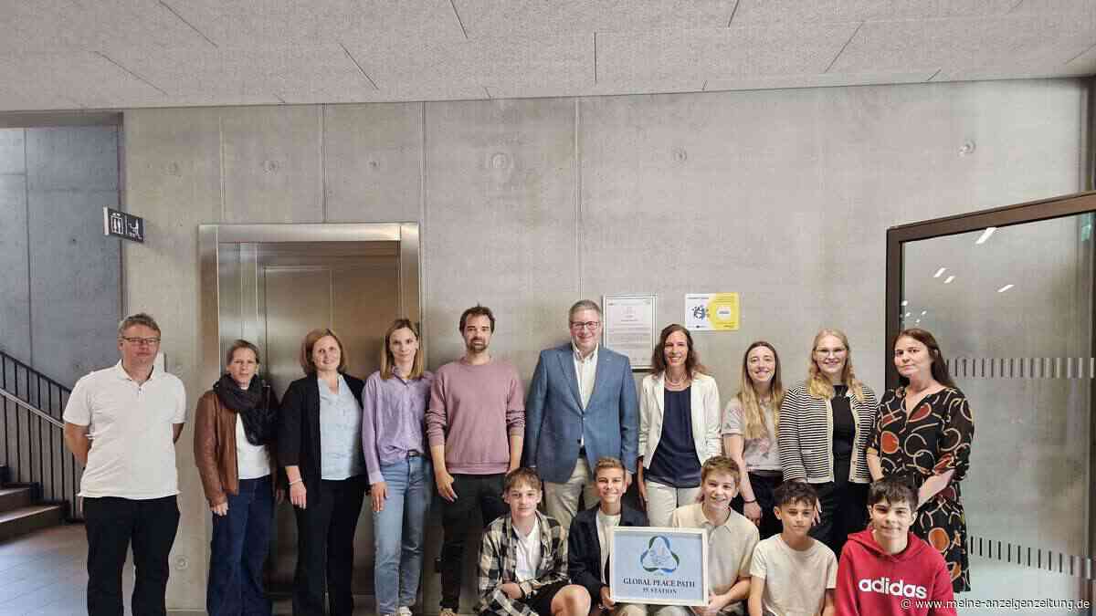 Gymnasium Karlsfeld wird 35. Station des Global Peace Path