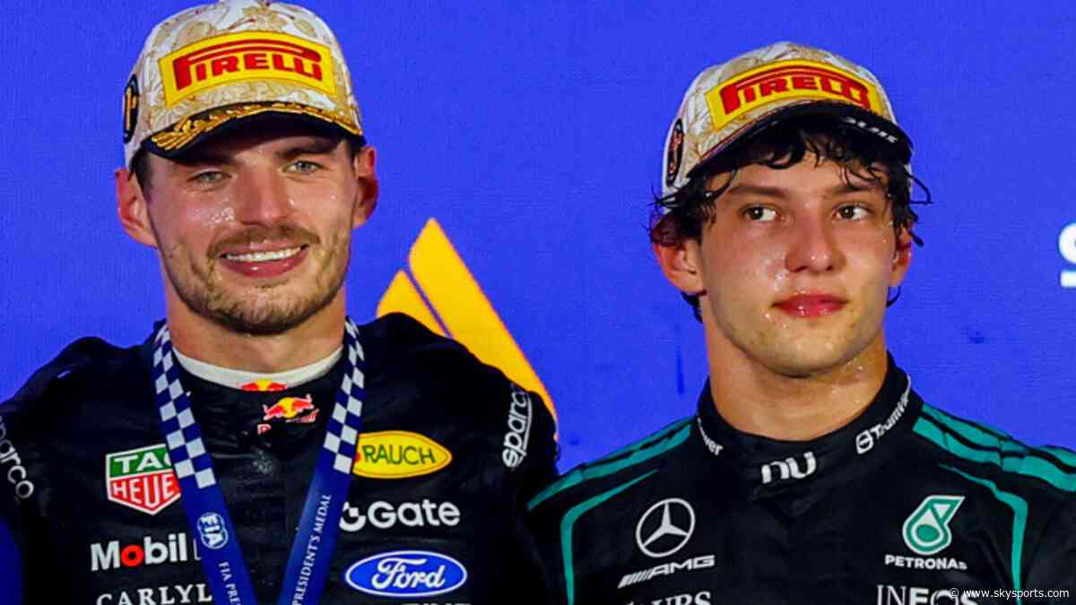 'Very scary!' - Antonelli relieved Verstappen is not in F1 title fight