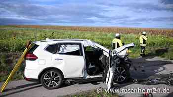 Folgenschwerer Frontal-Crash auf St2086 bei Neumarkt-St. Veit: Zwei Personen verletzt