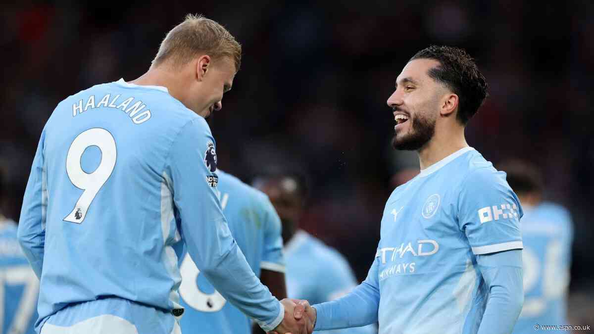Liverpool 0-3 Man City: Visitors block out the noise to beat 10-man hosts