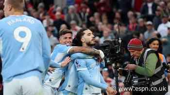 Liverpool vs. Man City LIVE: Premier League updates as City run rampant against 10-man Liverpool