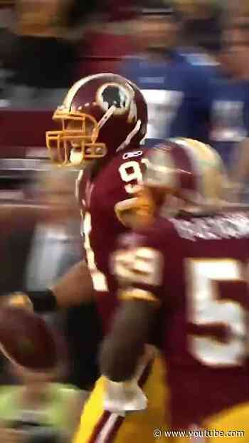 Kerrigan made quite the first impression 💪 #nfl #commanders #football #shorts #raisehail