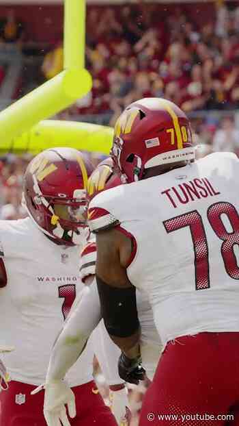 Bill's first TD as a Commander 💸 #nfl #football #commanders #raisehail