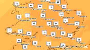 UK weather: Heat blast batters Britain with multiple regions facing balmy 20C and maps turn orange