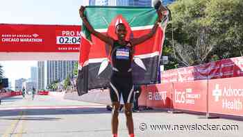 Amos Kipruto snelt naar winst in marathon van Chicago