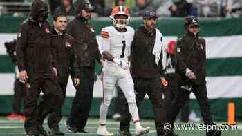 Browns WR Concepcion knocked out of game vs Jets after illegal hit