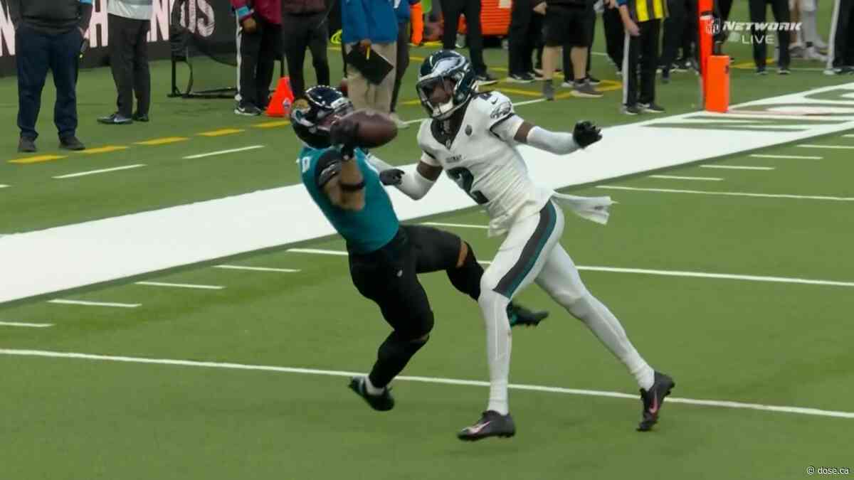 Two ejection calls right at the start of the game between the Jaguars and the Eagles in London
