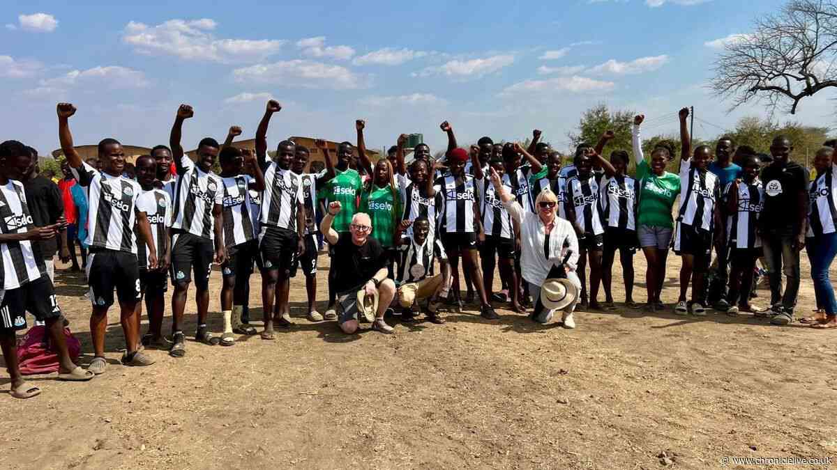 Newcastle man's plea for help to continue supporting football teams and schools in Zambia