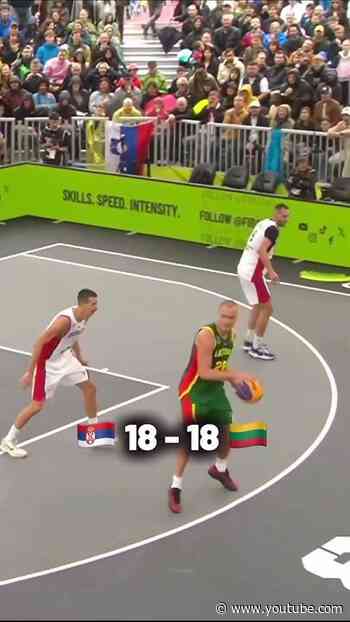 Remember when 🇷🇸 Serbia survived a WILD overtime battle against Lithuania? 😮‍💨 Via: FIBA3x3