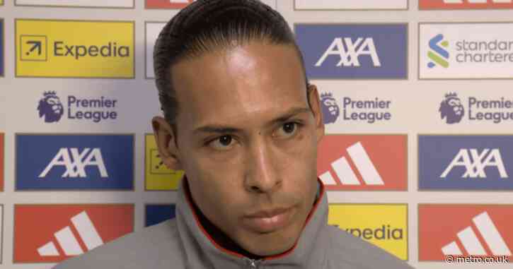 Virgil van Dijk reacts to Man City guilty verdict after Liverpool defeat
