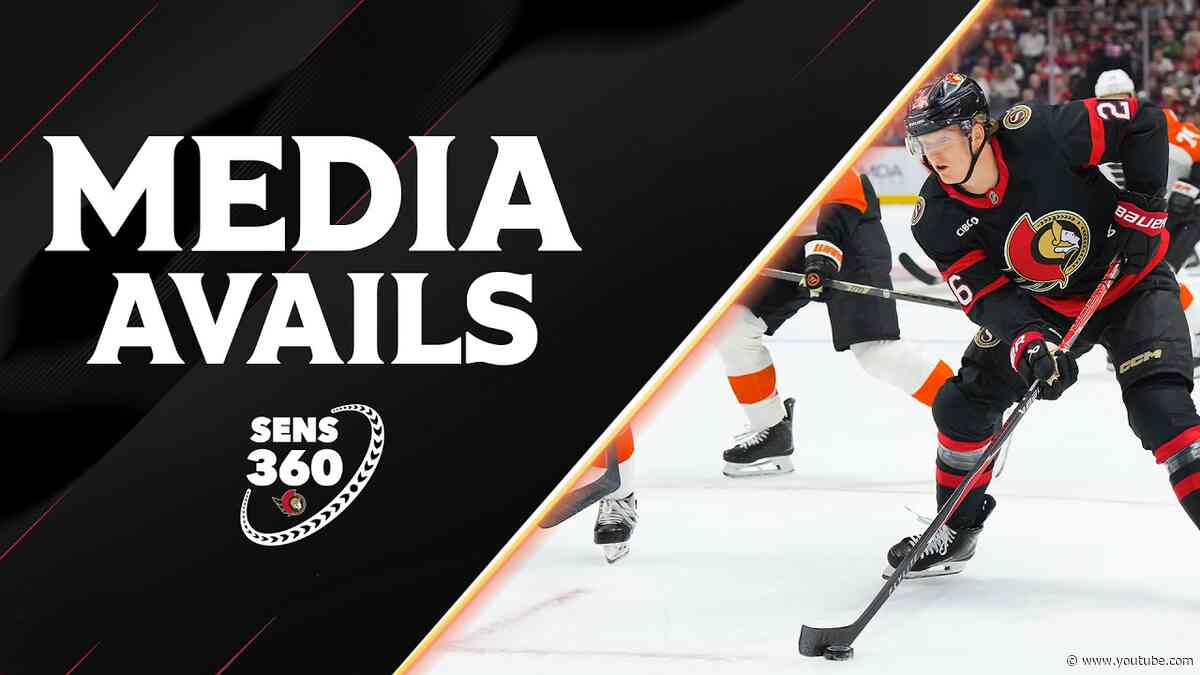 Thomas Chabot, Hoyt Stanley, Carter Yakemchuk, Travis Green Postgame Media vs PHI