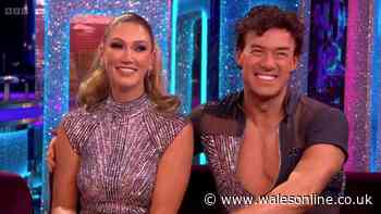 Delta Goodrem comforted by Strictly partner Kai Widdrington as she breaks down in tears