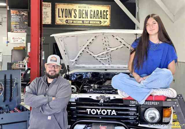 Father-daughter project inspires Lyon’s Den Garage in Frankfort: Moms with Motors event set for Oct. 17