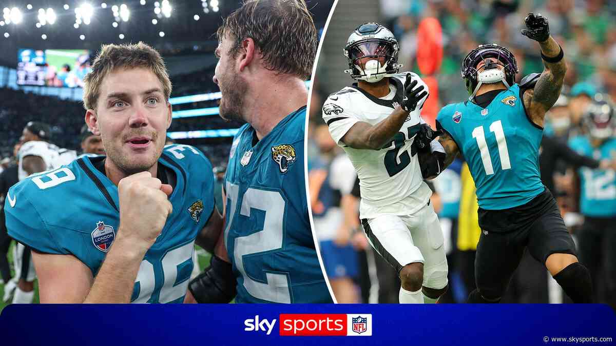 Craziest NFL ending this season?! Mayhem in London as Jaguars beat Eagles