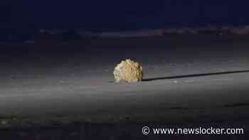 Object op strand Scheveningen blijkt geen zeemijn, maar stalen bal