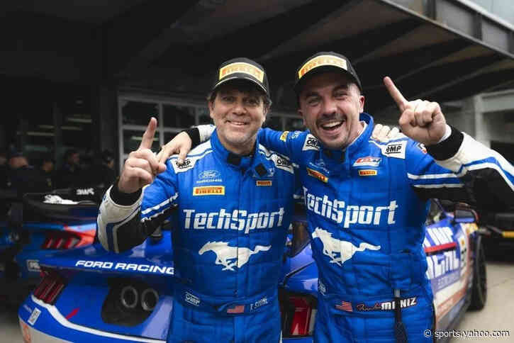 Frankie Muniz wins GT4 America championship with co-driver Tyler Stone