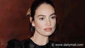 Lily James cuts a stylish figure in sheer £2k blouse as she attends the London Film Festival premiere for The Liberation