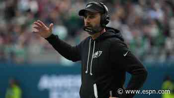 Eagles' Sirianni laments late-game call vs. Jags: 'I lost us that game'