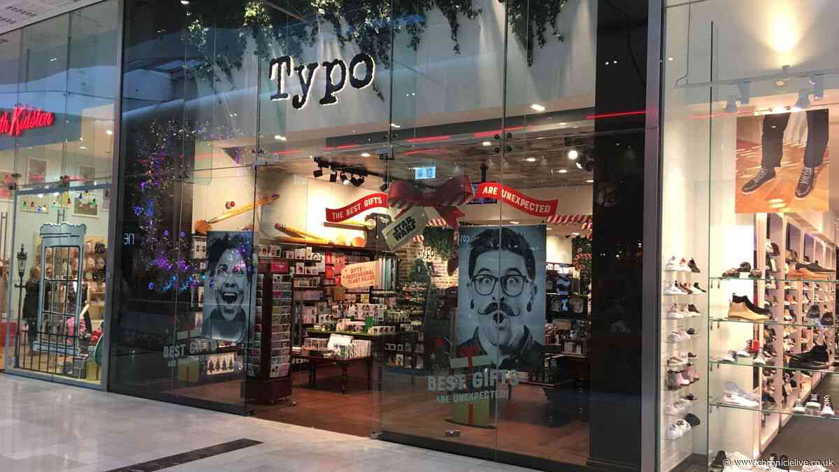 Stationery shop Typo to close down in UK, with two shops in North East affected