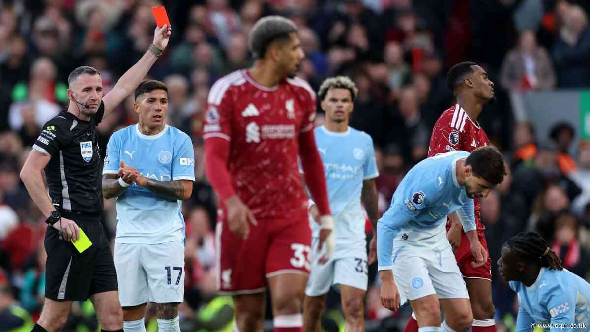 Iraola: Gravenberch red undeserved in City loss