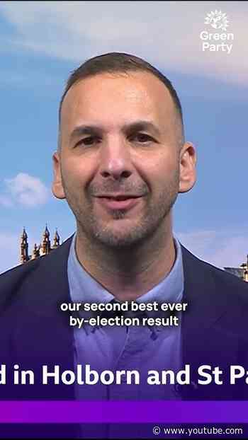"What we got was our second best ever by-election result in Green Party history"
