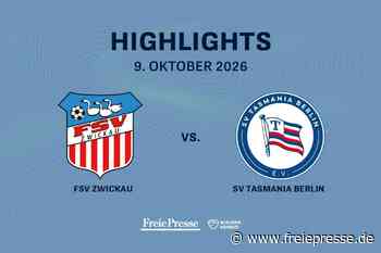 FSV Zwickau – SV Tasmania Berlin: Die Highlights des Spiels im Video