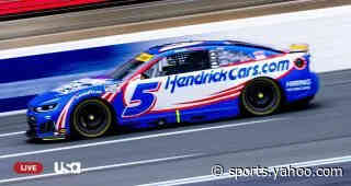 Running recap: Larson leads Charlotte at Lap 35 competition caution