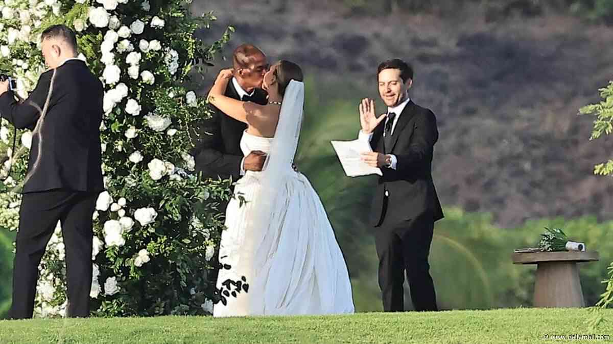 Jennifer Meyer and Geoff Ogunlesi are married! Star weds billionaire in front of ex Tobey Maguire in Hawaii