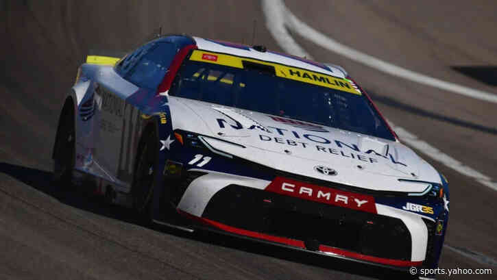 Denny Hamlin’s First Pit Stop at Charlotte Goes Horribly Wrong