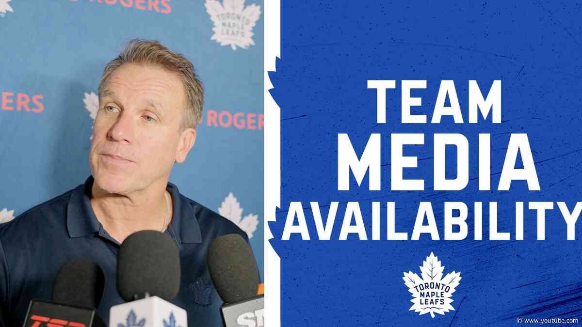 Maple Leafs Full Media Availability | Practice | October 9, 2026