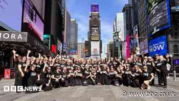 Choir hits high notes in New York for 10th birthday