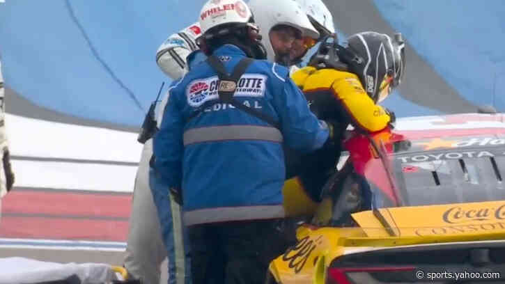 Bubba Wallace, Alex Bowman uninjured after vicious crash in Charlotte NASCAR Cup race