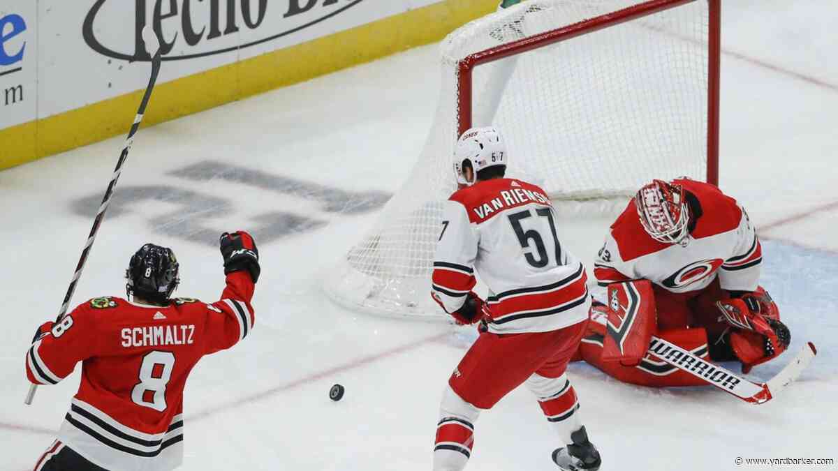 Kantserov Scores His First as Chicago Loses to Carolina 5-2