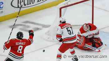 Kantserov Scores His First as Chicago Loses to Carolina 5-2