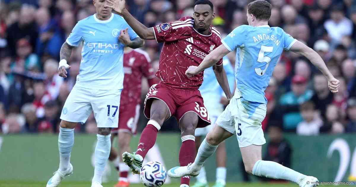 Buitenland: Gravenberch krijgt rood tijdens Premier League-topper, Cerny levert belangrijke assist